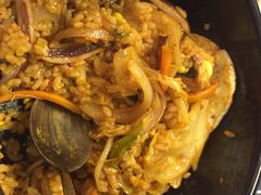 鱿鱼石锅拌饭-米屋石锅拌饭(师大店)
