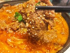 自制不老牛肉汤锅-付掌柜在成都·热炒砂锅集(金禾店)