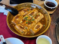 蛋白葱花煎酿豆腐-渔米粥(罗湖店)