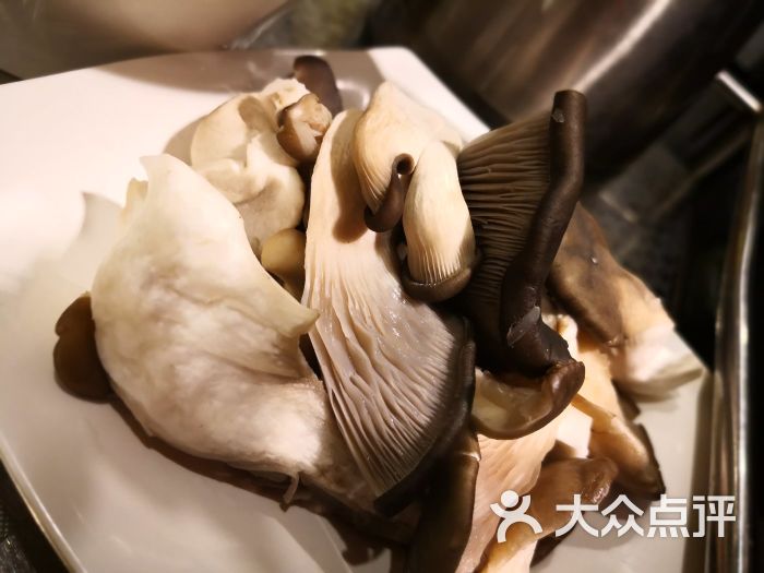 虾吃虾涮虾火锅(知春路精品店)鲜平菇图片 