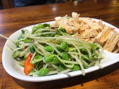 酸辣绿豆芽-老开封羊肉汤(新二十六街店)