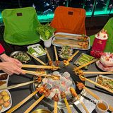 来十八梯一定要吃啊，天台音乐烤肉香迷糊了！