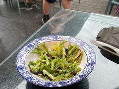 凉拌苦菊-都江堰石锅鱼