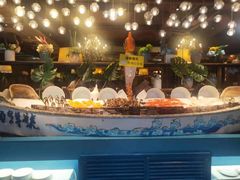 自助取餐区-领鲜活海鲜榴莲自助火锅(东门店)