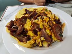 招牌叉烧葱花滑蛋饭-深仔记茶餐厅(亚士厘道店)