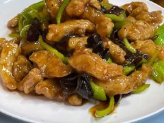 焦溜肉段-锅贴王海鲜小馆