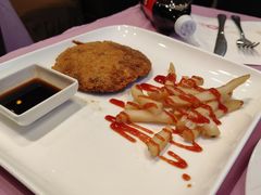 芝士炸牛排配薯条-德大西餐社(云南南路店)