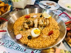 灸烤西班牙鸡肉饭-缦云里花园餐厅