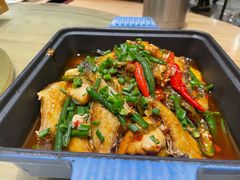 尖椒耗儿鱼-陶然居·重庆菜(两江会馆店)