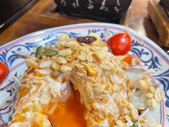 炸温泉蛋土豆泥沙律-仙隐小鹿中華の日料(正弘城店)