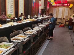 自助取餐区-素德轩素食餐厅(东港店)