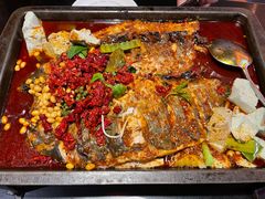-探鱼·鲜青椒爽麻烤鱼(银泰城店)