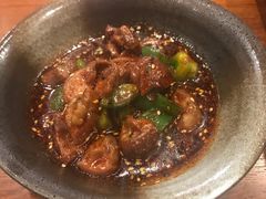 辣炒鸡胗-樱の花亭日本料理店