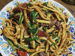 二节子炒面-歹歹的加个面过油肉拌面