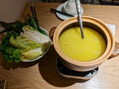 鸡汤青菜打边炉-火候轩品质湘菜·私厨(市府店)