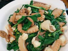 韭菜炒八爪-胶东海鲜大排档(北太平庄店)