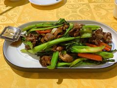 鸡杂炒菜心-天宝食坊·啫啫煲大排档(西华路店)