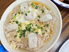 咸蛋黄臭豆腐蒸肉饼-谢记上海大排档(长寿路店)
