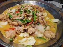 鸡汁菌菇碳烧蛙-辣得叫湘菜(四明店)