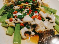 鲜花椒蒸桂花鲈-猪肉婆私房菜(容桂总店)