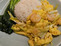韭黄虾仁炒滑蛋-十六台·经典广东菜(德外大街店)