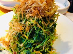 巧拌豆苗-四季民福烤鸭店(前门廊房二条店)