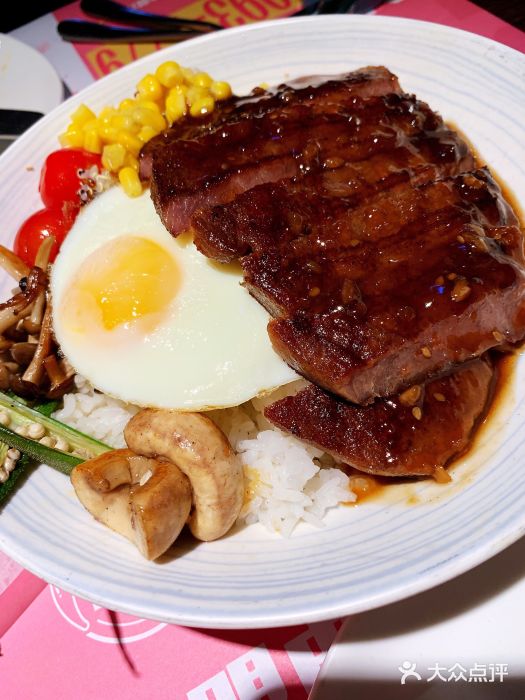 酷公社·榴莲披萨(一方广场店)-整块极嫩牛排饭图片-沈阳美食-大众