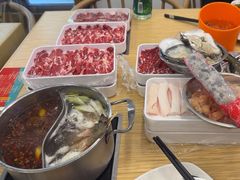 -杨老板·海鲜集市火锅·鲜切牛肉(中防万宝店)