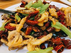 干煸鱿鱼须-陈傻子餐厅(世纪都会店)