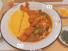 炸鸡块咖喱蛋包饭套餐-池奈·咖喱蛋包饭(熙地港店)