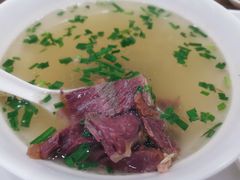 牛肉汤-草桥清真牛肉锅贴扁食店