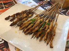 烤鸡皮串-木屋烧烤(西南角店)