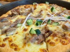 新品铁盘普装披萨尝鲜-必胜客(海滨店)