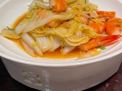 明虾烧菜芯-东莱馋房(陆家嘴店)