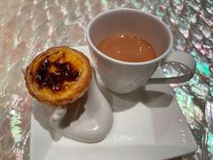 餐后葡挞配奶茶-8餐厅(新葡京酒店)