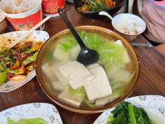白菜豆腐汤-口口香小吃店