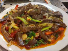 辣炒羊血-迎燕阁烤羊腿(二环南路店)