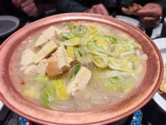 白菜叶炖冻豆腐肉-新乾隆酒楼(帝景园店)