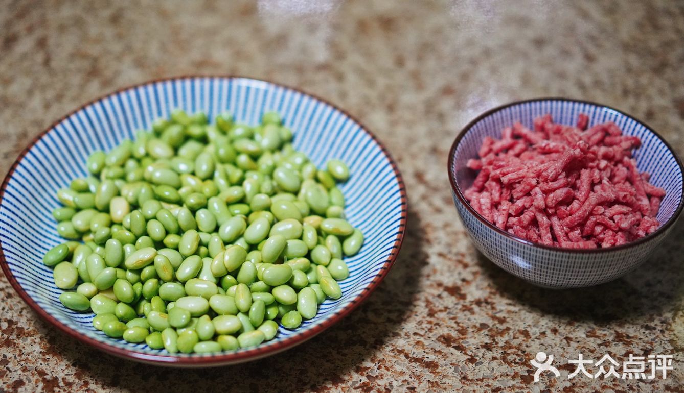 高蛋白低脂的牛肉末炒青豆