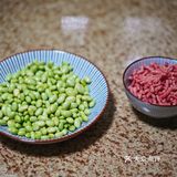 高蛋白低脂的牛肉末炒青豆