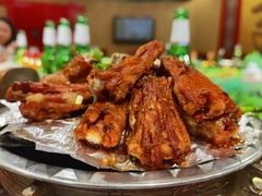 炭烤羊尾尖-草原明珠大酒店蒙餐
