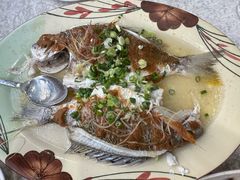 咸泥虾蒸鲚鱼-腰记饭店(龙源路店)