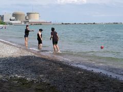 湖边玩水-安大略湖