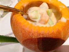 椰汁有机南瓜香芋茨实-闻见中国海南菜(K11店)