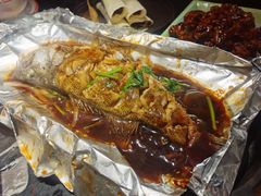 酱烤活鲈鱼-新白鹿餐厅(虹桥南丰城店)