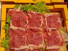 手切极品羊上脑-京门老爆三·铜锅涮肉 爆肚(芳群园店)