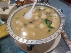 扇贝肉炖豆腐-龙香居海鲜浑锅家常菜·特色驴肉