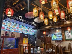 -东来菜馆•手抓海鲜家常菜•海鲜锅贴(鸽子窝店)