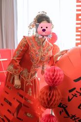 -桃子造型婚纱礼服(凤起广场店)