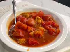 鲜茄煮大连鲍-船说茶点粤菜(海上世界店)